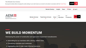 Home - AEM | Association of Equipment Manufacturers - machinery manufacturer