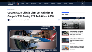 COMAC C939 China's Giant Jet Ambition to Compete With Boeing 777 And ... - chinese aircraft manufacturer