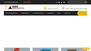 Rubber Parts and Bands Manufacturer - Aero Rubber Company®, Inc. - rubber parts manufacturer