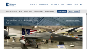 General Dynamics F-16A Fighting Falcon - Hill Aerospace Museum - f16 manufacturer