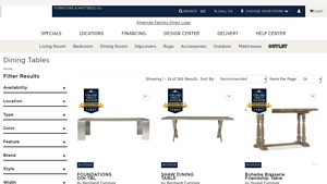 Dining Tables | American Factory Direct - plastic dining table factory