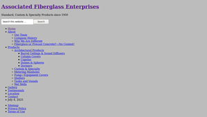 Associated Fiberglass Enterprises - Standard, Custom & Specialty ... - fiberglass manufacturer