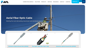 Aerial Fiber Optic Cable - AFL Global - aerial cable company
