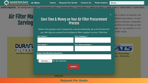Illinois | Air Filter - us pleated air filters manufacturer