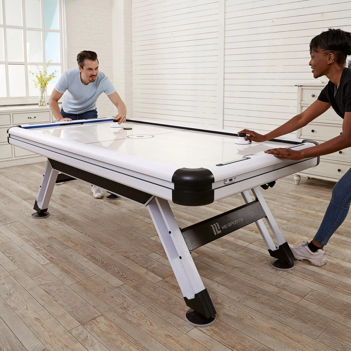 A relevant stock photo of air hockey table manufacturer in a typical setting.