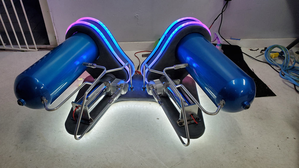 A relevant stock photo of air suspension custom in a typical setting.