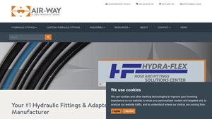 Air-Way Manufacturing: Hydraulic Fitting Adapter Manufacturer - hydraulic fittings factory