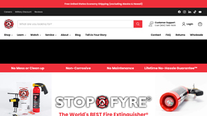 AKE Safety Equipment | STOP-FYRE® | The World's BEST Fire Extinguisher - fire extinguisher manufacturer