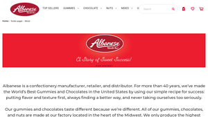 About | Albanese Candy Factory - gummy bear manufacturer