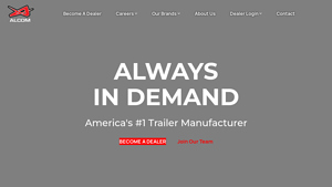 Home - ALCOM LLC - #1 Aluminum Trailer Manufacturer in North America - aluminum trailer manufacturer