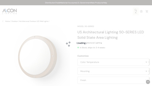 US Architectural Lighting 50-SERIES LED Solid State Area Lighting - architectural area lighting company