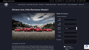 Where Are Alfa Romeos Made? | Benson Alfa Romeo - alfa romeo manufacturer