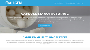 #1 Capsule Manufacturer in the USA - Aligen - capsule manufacturer