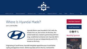 Where Are Hyundai Cars Made? - AllAmerican.org - hyundai country manufacturer