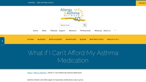 What if I Can't Afford My Asthma Medication - xolair manufacturer