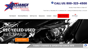 Alliance Auto Parts: Premium Used Auto Parts | 100 Years Experience - used parts factory