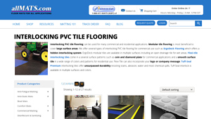 Interlocking PVC Tile Flooring | Modular Floor Tiles by allMATS.com - interlocking floor tiles factory