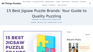 15 Best Jigsaw Puzzle Brands: Your Guide to Quality Puzzling - puzzle manufacturer