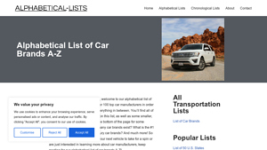 Alphabetical List of Car Brands A-Z | Car Manufacturers in Order - car manufacturer logos and names
