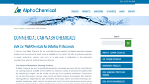 Bulk Commercial Car Wash Chemicals and Cleaners | Alpha Chemical - car cleaner manufacturer