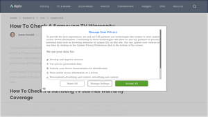 How to Check a Samsung TV Warranty - Alphr - samsung tv manufacturer warranty