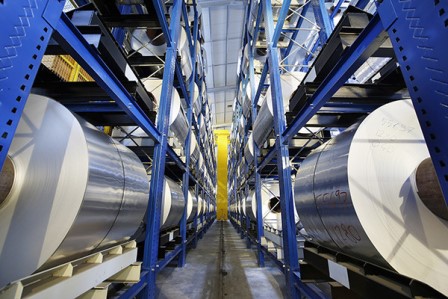 A relevant stock photo of aluminium foil manufacturer in a typical setting.