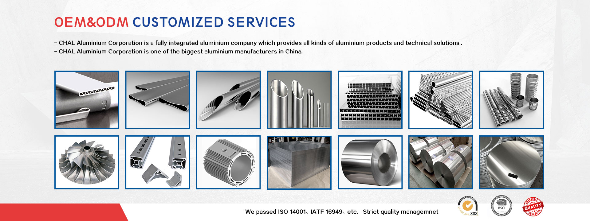 A relevant stock photo of aluminium supplier in a typical setting.