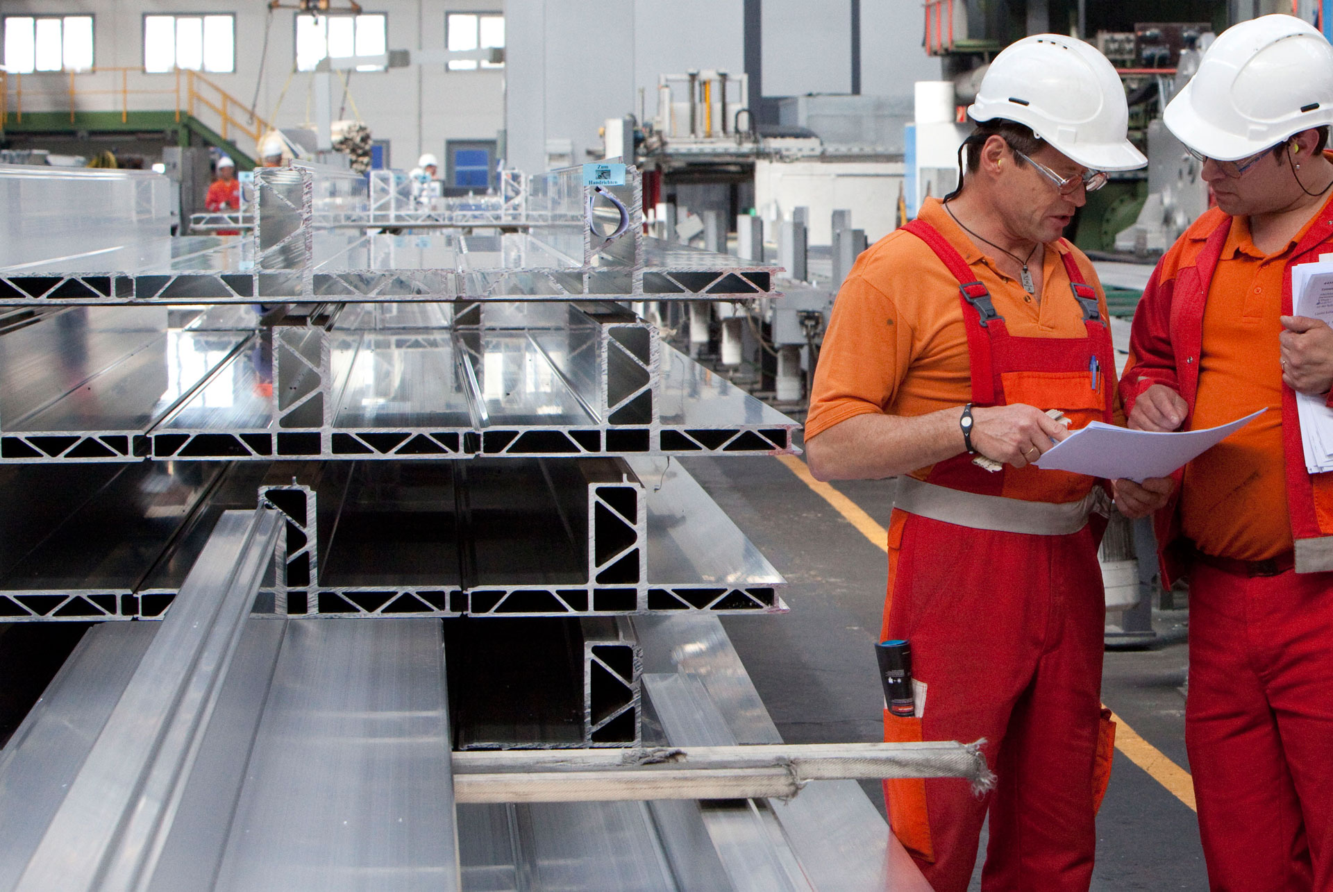 A relevant stock photo of aluminum profile manufacturer in a typical setting.
