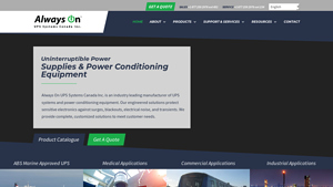Always On UPS Systems Canada Inc. | Manufacturer and Supplier ofUPS and ... - ups systems manufacturer