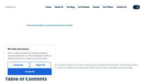 Smart Automobile Co., Ltd.: Pioneering Electric Vehicles - smart car manufacturer