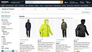 Top Brands - Men's Rainwear / Men's Clothing: Clothing & Accessories - best raincoat for men company