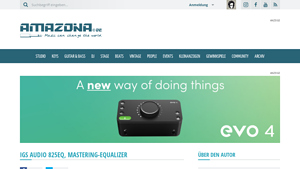 IGS Audio 825EQ, Mastering-Equalizer - AMAZONA.de - ear 825eq manufacturer