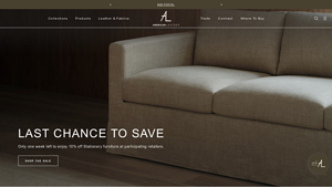 American Leather: American Made Custom Furniture - leather furniture factory