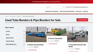 Tube Benders and Pipe Benders - AM Industrial Group - pipe bending machine factory
