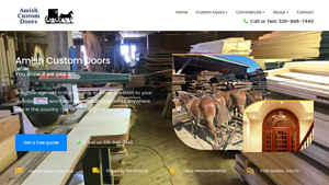 Amish Custom Doors - Wood Interior and Exterior Doors - custom door manufacturer