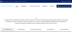 American Metal Stamping - Stainless Steel Stampings - stamping parts manufacturer