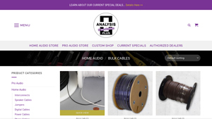 Bulk Cables Archives - Analysis Plus - audio cable bulk