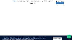 Industrial Filters Manufacturers & Suppliers in India - air filter manufacturer