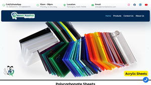 Anand Plastics | Wholesale Of Acrylic/PC Sheets Delhi - acrylic sheet manufacturer