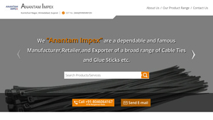 Anantam Impex, Ahmedabad - Manufacturer of Nylon Cable Ties and Nylon ... - cable tie manufacturer