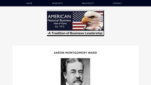 Aaron Montgomery Ward - American National Business Hall of ... - ANBHF - montgomery ward manufacturer
