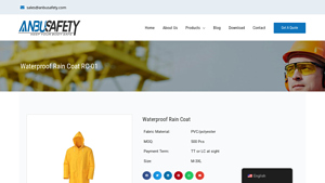 Waterproof Rain Coat Manufacturer in China - Anbu Safety - waterproof raincoat factory