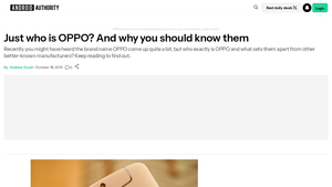 Just who is OPPO? And why you should know them - oppo device manufacturer