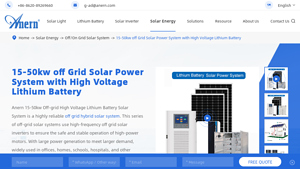 15KW 20KW 30KW Commercial Large Off Grid Solar Power System ... - off grid solar inverter factory