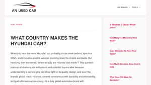 What Country Makes The Hyundai Car? [2025] - anusedcar.com - hyundai country manufacturer