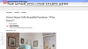 Home Depot Sells Beautiful Furniture (Who Knew?) - home depot furniture company