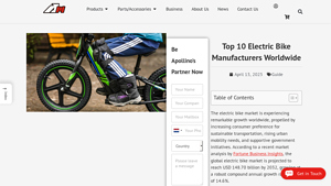 Top 10 Electric Bike Manufacturers Worldwide - APOLLINO - electric bike manufacturer