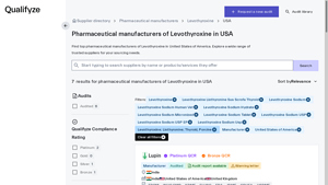 Pharmaceutical manufacturers of Levothyroxine in USA - synthroid manufacturer