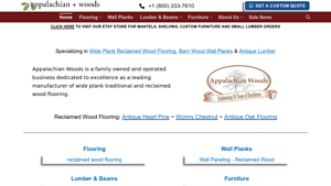 Appalachian Woods: Reclaimed Wood Flooring | Wide Plank - pine flooring company