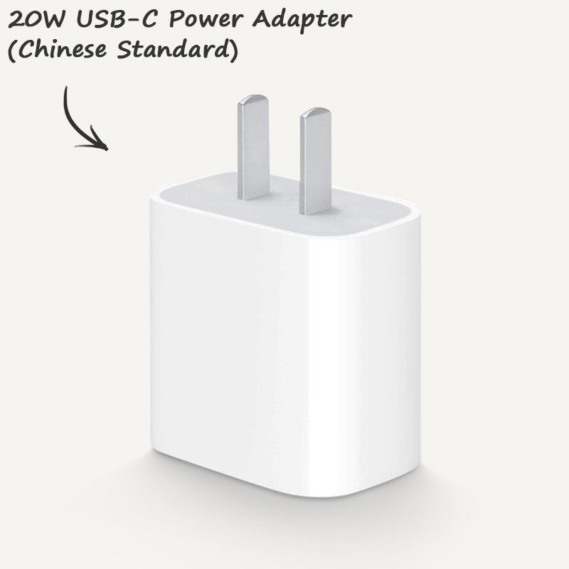 A relevant stock photo of apple power adapter china in a typical setting.